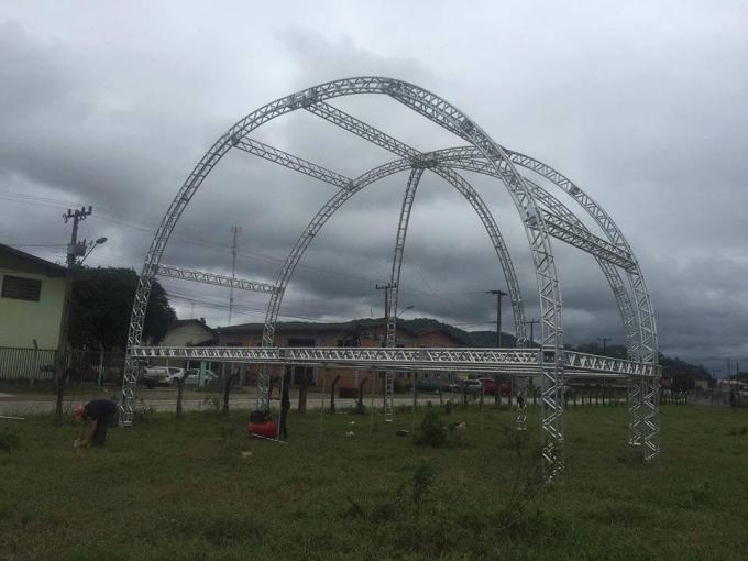 ферменная конструкция этапа пяди 16м на открытом воздухе алюминиевая для ферменной конструкции концерта, коррозионной устойчивости