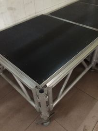 6082-T6 Aluminum Movable Stage Platform / 1.22 X 1.22m Outdoor Portable Stage