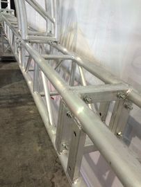 Stage Screw Aluminum Square Truss , Silver Tube Truss System