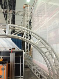 Stage Screw Aluminum Square Truss , Silver Tube Truss System
