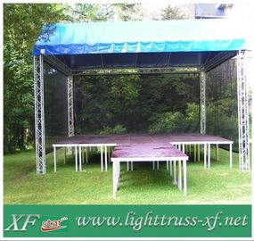 6082-T6 Aluminum Movable Stage Platform / 1.22 X 1.22m Outdoor Portable Stage