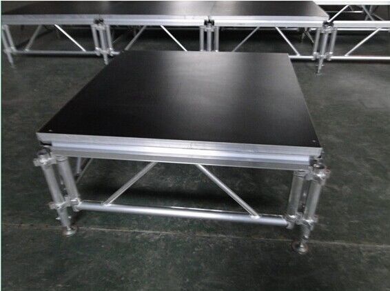 6082-T6 Aluminum Movable Stage Platform / 1.22 X 1.22m Outdoor Portable Stage