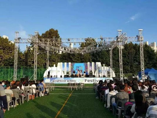 Ферменная конструкция крыши ферменной конструкции болта освещения алюминиевая Ретреад повторно использованный размер 300*300 коррозионной устойчивости