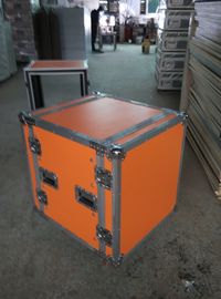 Китай Случаи инструмента 2 оранжевого диктора переклейки алюминиевые в одном с 4&quot; сильные колеса ПВК завод